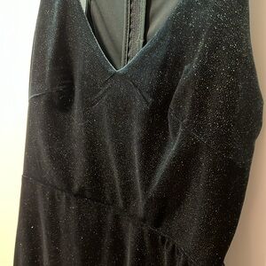 Sparkly Green Mini Tank Dress by Windsor